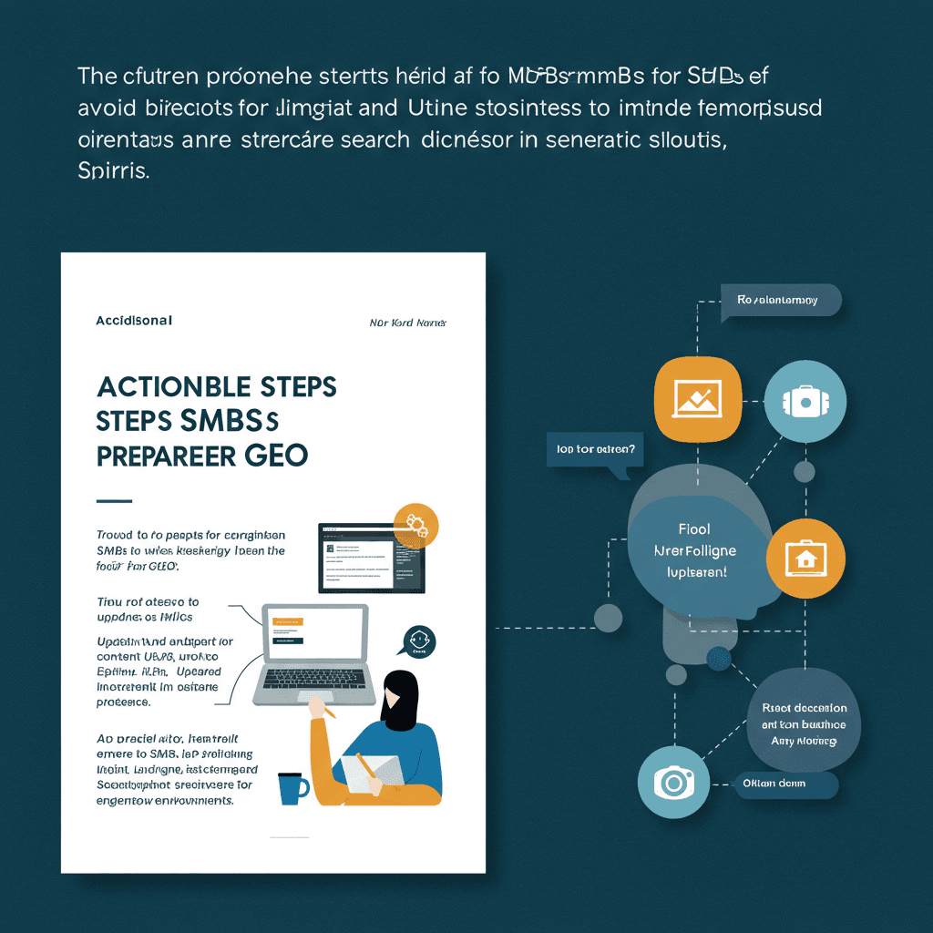 Actionable Steps for SMBs to Prepare for GEO: Optimizing Digital Presence for Generative Search
